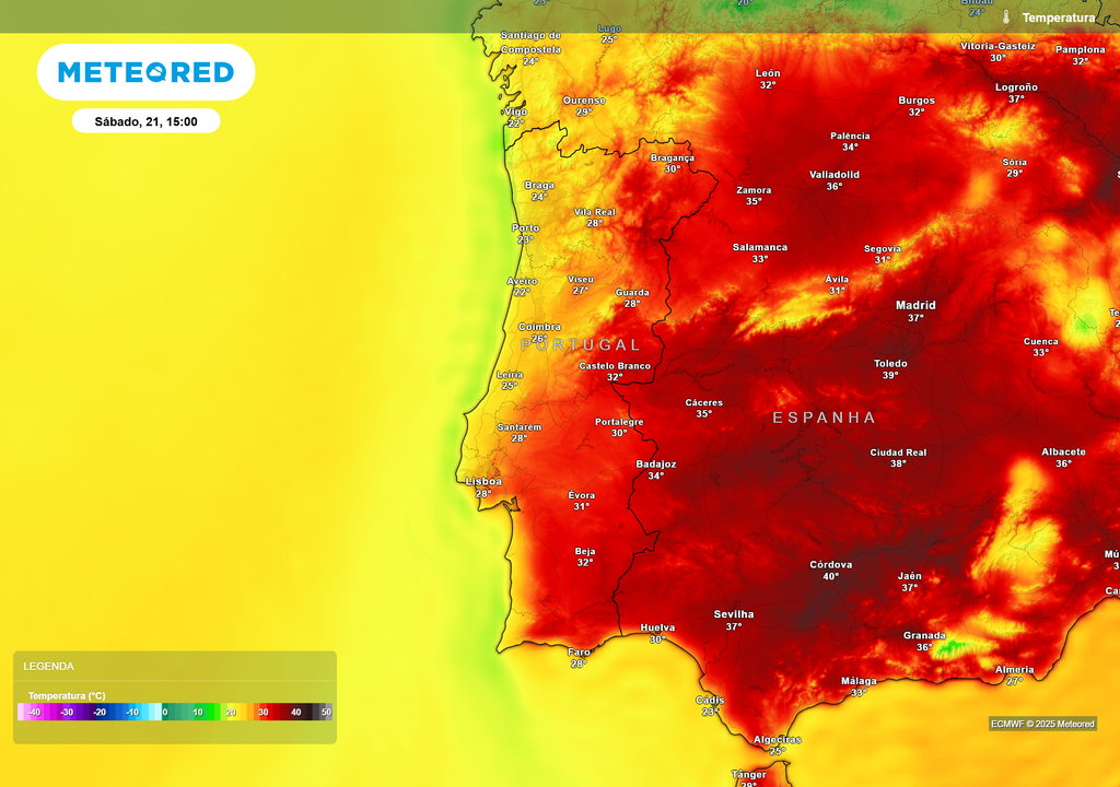 temperatura do ar à superfície temperatura do ar à superfície