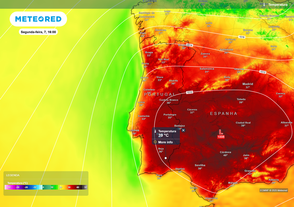 temperatura do ar à superfície temperatura do ar à superfície