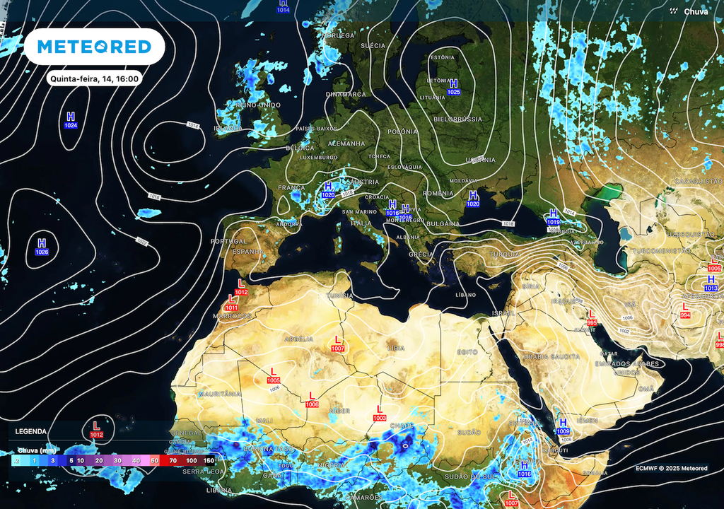 Temperaturas elevadas e a influencia do anticiclón a norte da Península Ibérica. Temperaturas elevadas e a influencia do anticiclón a norte da Península Ibérica.