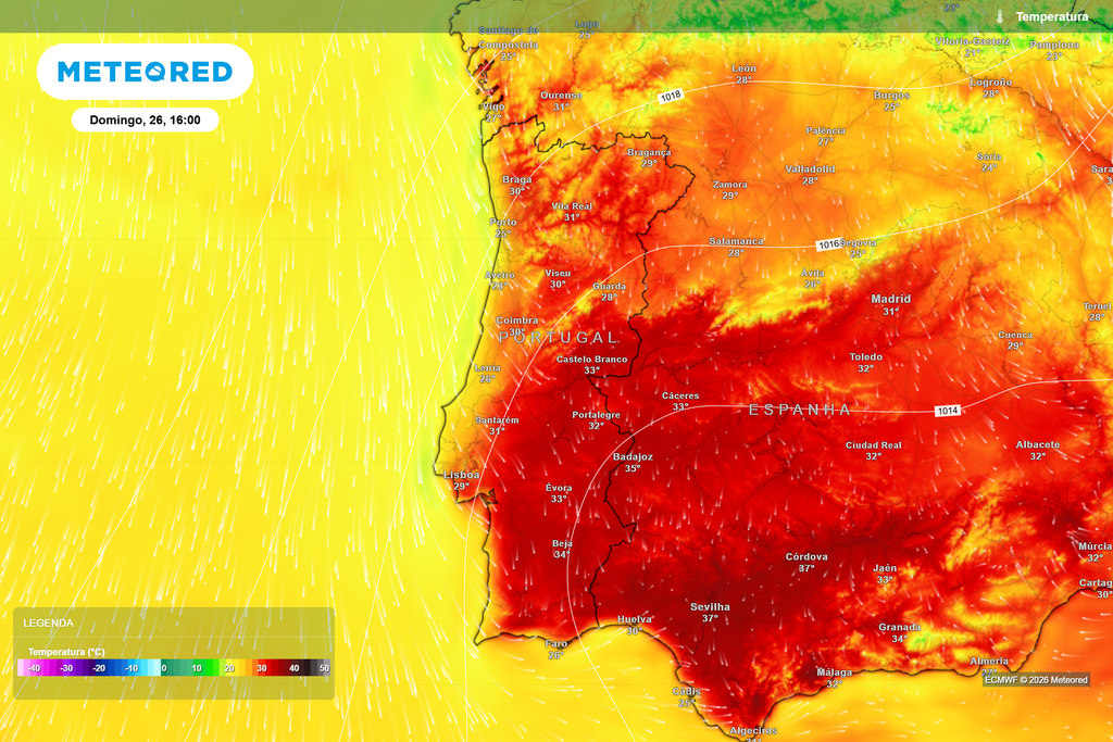 A chegada de ar quente proveniente do Norte de África fará subir novamente as temperaturas em Portugal continental.