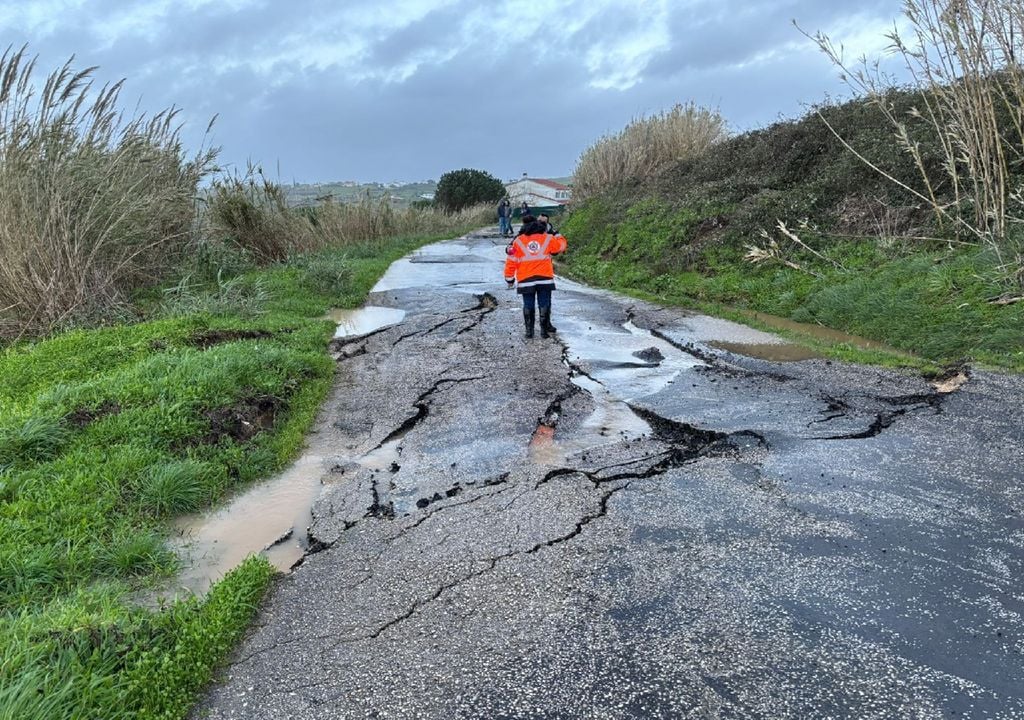 A tempestade Kristin, no final de janeiro, expôs muitas das dificuldades que Portugal enfrenta na adaptação às mudanças climáticas. Foto: Município de Torres Vedras