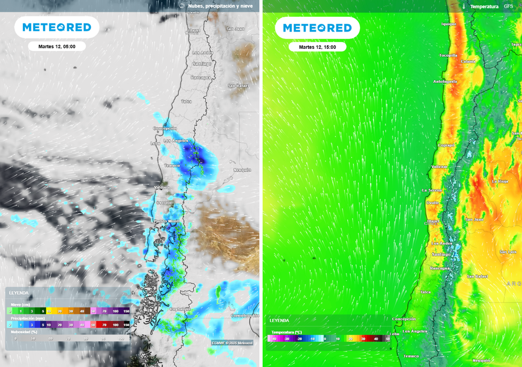 mapas de lluvias y temperaturas mapas de lluvias y temperaturas