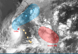 El posible huracán Lidia y la futura tormenta tropical Max amenazan con fuertes lluvias al poniente de México
