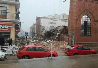 Posible tornado en Linares: numerosos desperfectos y un herido