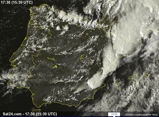 Posiblemente tres sistemas convectivos de mesoescala, SCM