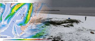 Posibles nevadas a cotas muy bajas para el Puente de san José