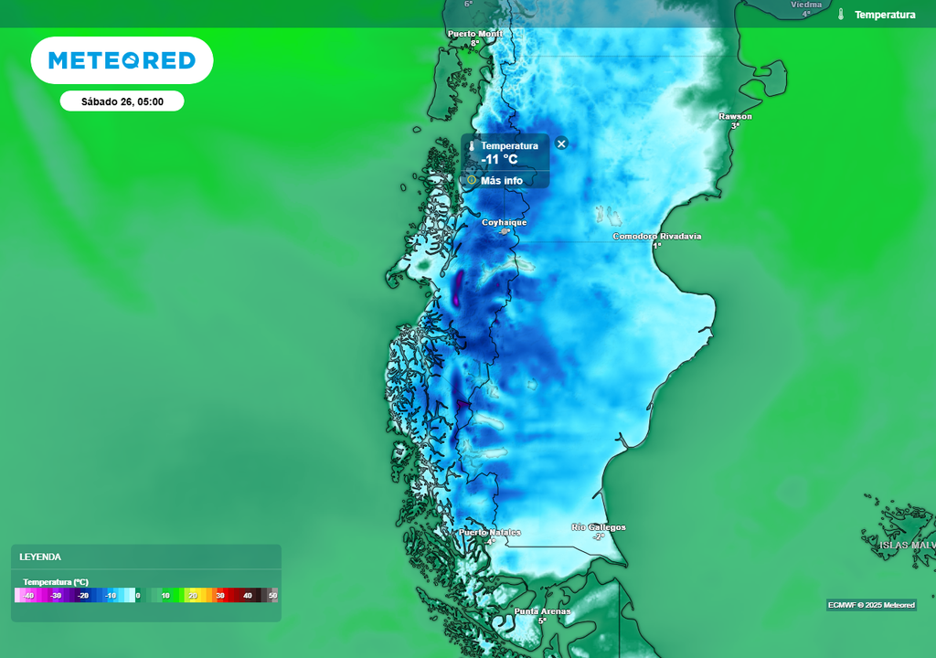 Helada meteorológica en las regiones de Los Lagos y Aysén, Meteored, Chile Helada meteorológica en las regiones de Los Lagos y Aysén, Meteored, Chile