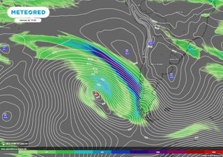 Potente sistema frontal llegará a Chile esta semana acompañado de río atmosférico categoría 4