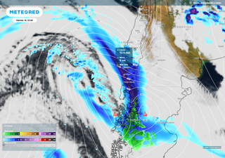 Potente temporal en el centro sur de Chile y chubascos en el norte: los destaques del pronóstico para este viernes