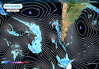 Potentes sistemas frontales traen fuertes lluvias y viento a las regiones de Los Lagos y Aysén: más de 100 mm en 3 días