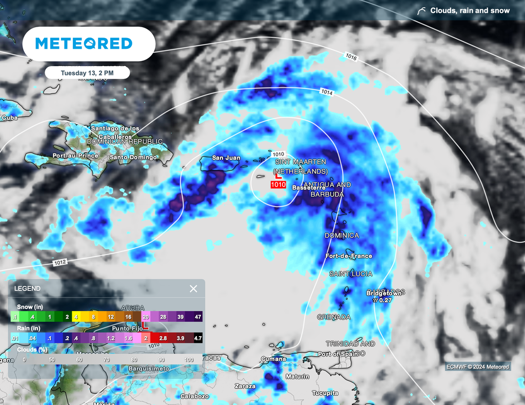 Potential Tropical Cyclone 5 takes aim at Puerto Rico later this week