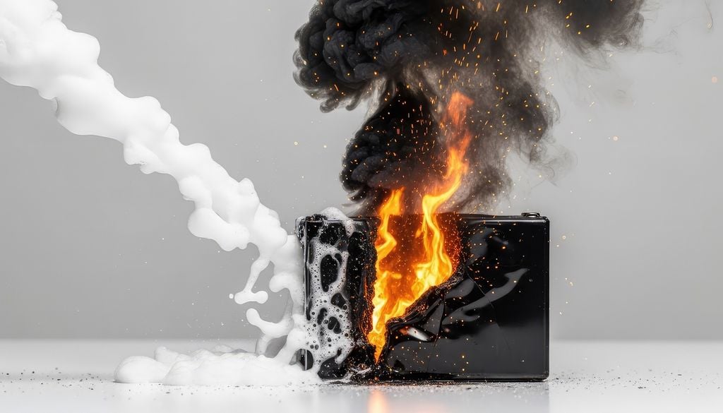 Dans certaines conditions, les batteries lithium-ion peuvent subitement prendre feu, ce qui représente un réel danger pour leur propriétaire
