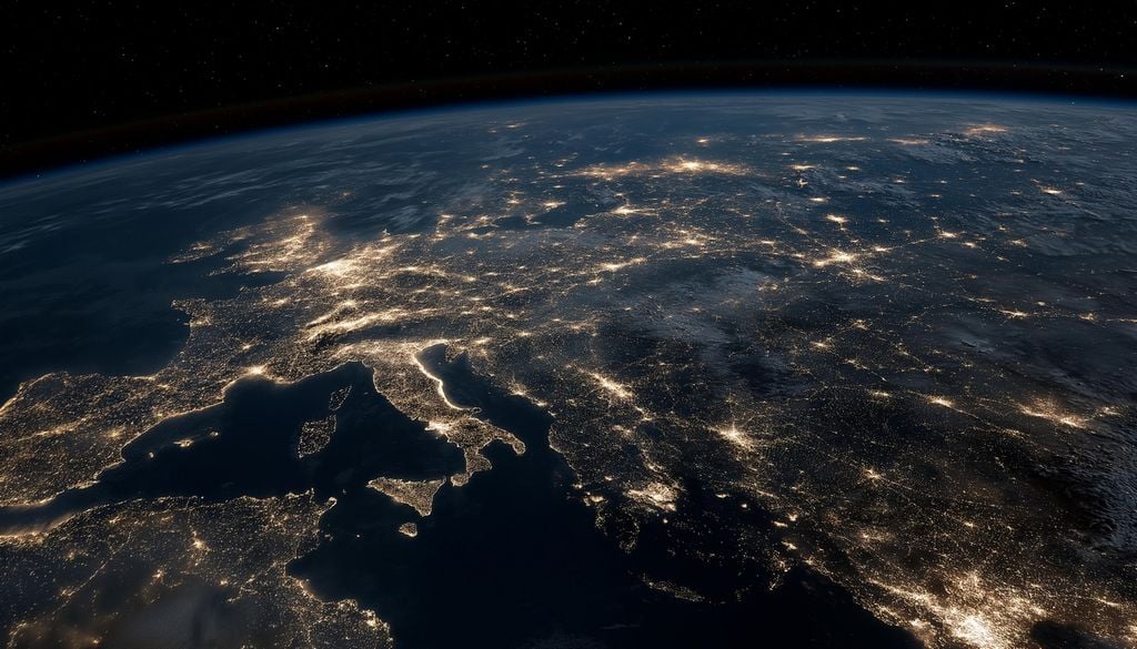 La pollution lumineuse a baissé entre 2014 et 2022 à l'échelle de l'Europe et notamment du côté de la France