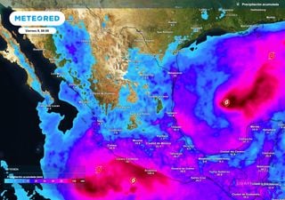 Tres ciclones tropicales acorralan a Mexico con lluvias torrenciales y vientos fuertes: conoce los estados en riesgo