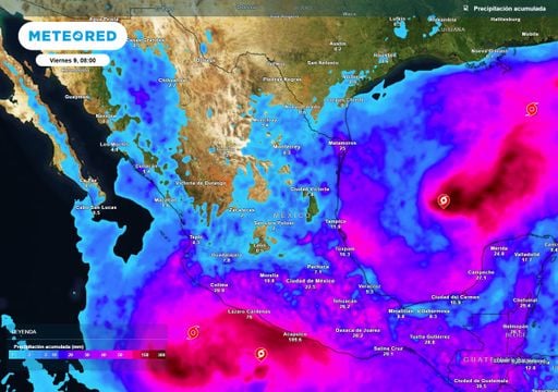 Tres ciclones tropicales acorralan a Mexico con lluvias torrenciales y vientos fuertes: conoce los estados en riesgo
