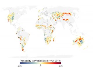 Precipitación inestable conduce a pastos inestables