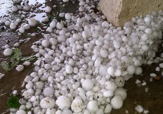 Precipitaciones acompañadas de granizo en los últimos días