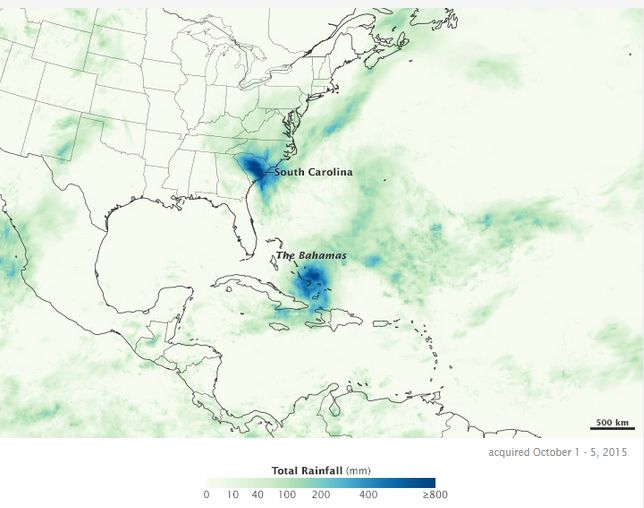 Precipitaciones Devastadoras En Bahamas Y Carolina Del Sur