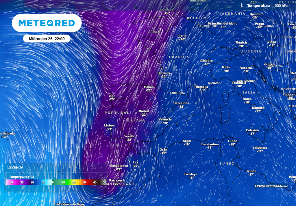 La DANA se descolgará a mediados de semana sobre el suroeste peninsular.
