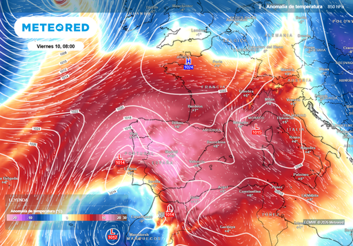 Predicci&oacute;n de un experto: hasta cu&aacute;ndo permanecer&aacute; la burbuja de aire c&aacute;lido sobre Espa&ntilde;a