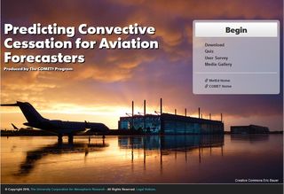 Predicción del cese de la actividad convectiva en aeropuertos