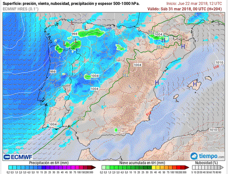 Predicción Especial De Aemet Para La Semana Santa 2018 En Mapas De Precipitación Predicción Especial De Aemet Para La Semana Santa 2018 En Mapas De Precipitación