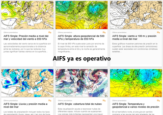 Hecho histórico: las predicciones realizadas por inteligencia artificial, IA, del ECMWF se hacen operativas