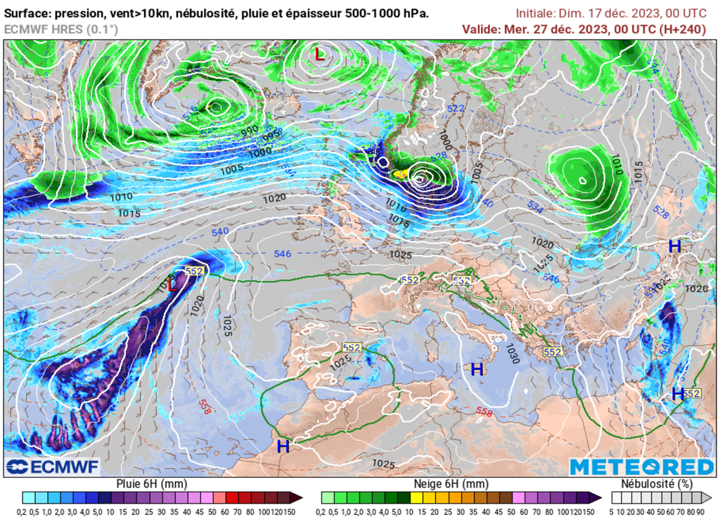 Les dépressions seront écartées grâce à de hautes pressions.