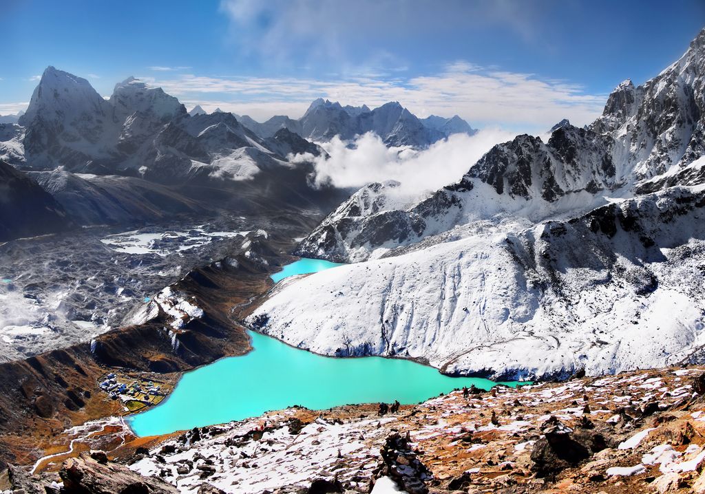 Lago glaciar Himalaya