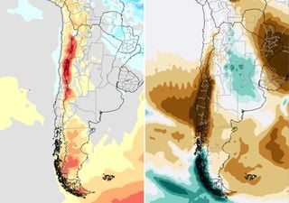 Preocupantes anomalías de temperatura y precipitación prevé el Centro Europeo para el mes de julio en Chile