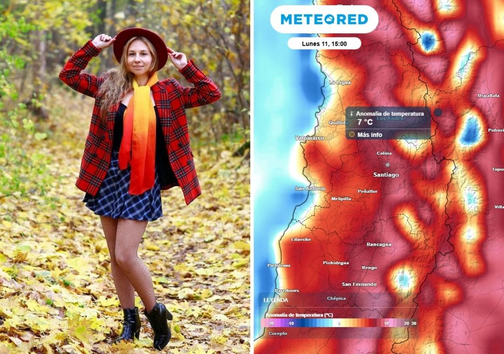 Este lunes, la amplitud térmica será bastante grande: ¡de hasta 20 grados en menos de 24 horas! Usa ropa liviana en la tarde, pero recuerda abrigarte en la mañana.