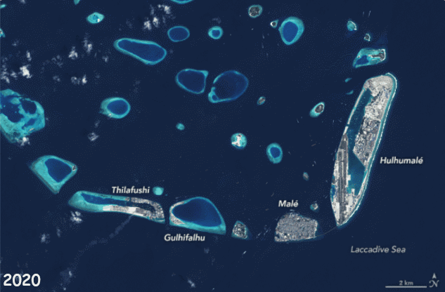 Preparándose para el aumento del nivel del mar en las Maldivas