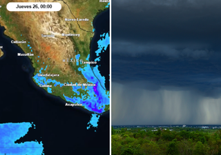 Prepárate este miércoles 25 de marzo, México con tormentas y posibles granizadas en al menos 12 estados