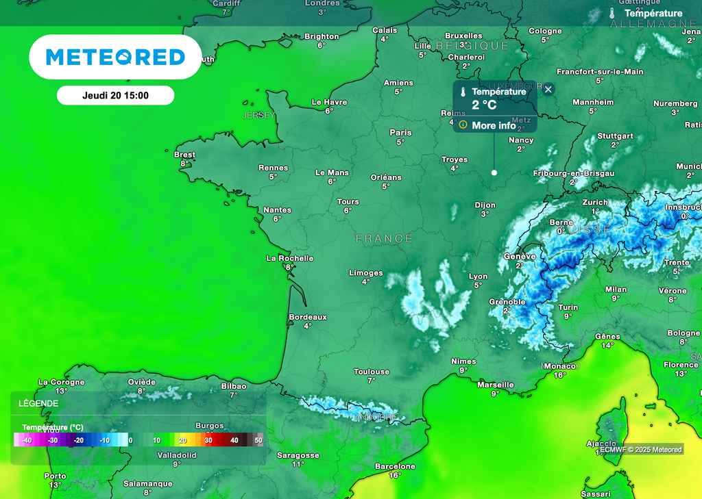 Froid polaire au-dessus de la France !
