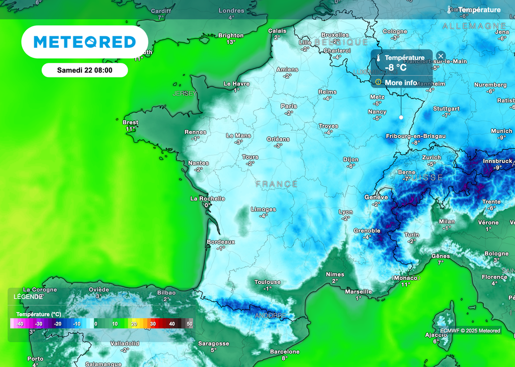 Très fortes gelées samedi matin !