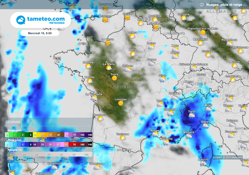 Météo de ce mercredi matin.