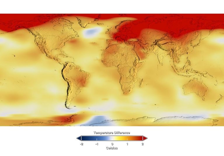 Mapa global de anomalías de temperatura 2020 Mapa global de anomalías de temperatura 2020