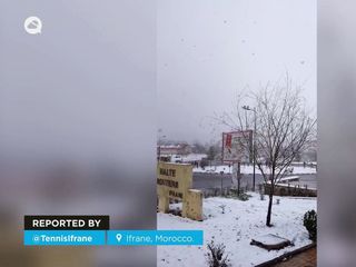 Intenso temporal de lluvia y nieve se presentó recientemente en Marruecos, generando inundaciones