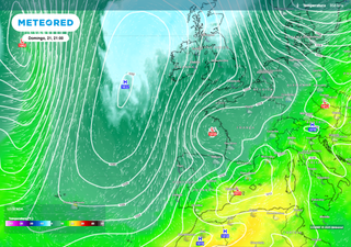 Prestes a acontecer a descida térmica prevista: temperaturas até 10 ºC mais frias a partir de sábado, 20 de setembro