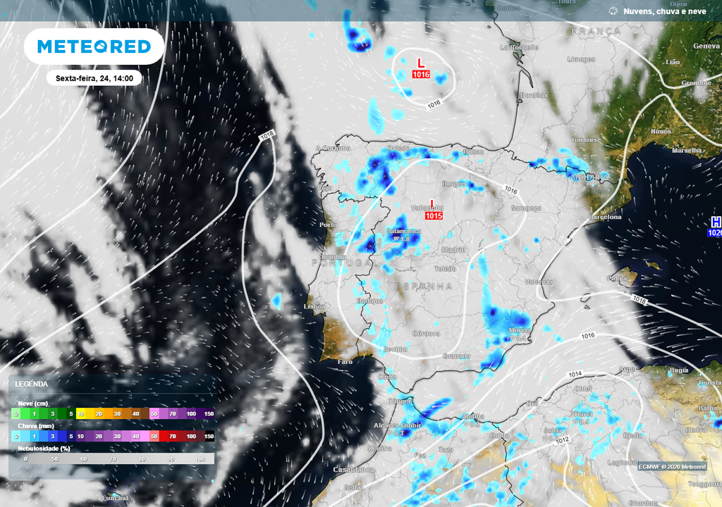 Os aguaceiros e trovoadas de sexta-feira (24) podem vir a combinar-se com as poeiras saarianas que ainda estejam a resistir sobre a nossa geografia, dando origem ao fenómeno "chuva de lama".