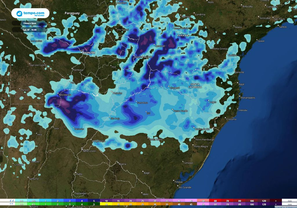 tempo severo no Paraná Santa Catarina Rio Grande do Sul tempo severo no Paraná Santa Catarina Rio Grande do Sul