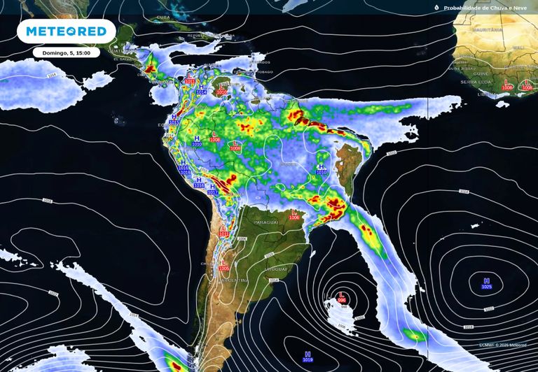 Primeiro fim de semana de 2025 sob alerta de chuvas intensas e de tempestades pelo Brasil; confira as regiões afetadas