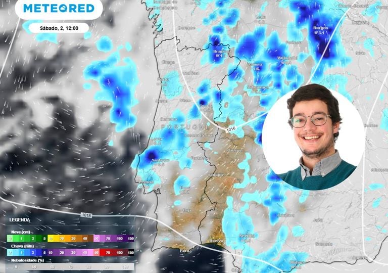 Previs&atilde;o de chuva para este fim de semana prolongado: em que distritos ser&atilde;o mais prov&aacute;veis as trovoadas