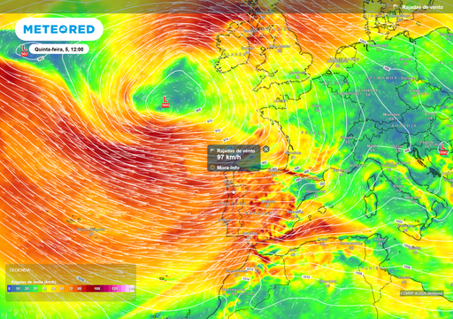 Previs&atilde;o do tempo at&eacute; domingo, 8 de fevereiro: chuva, vento e agita&ccedil;&atilde;o mar&iacute;tima