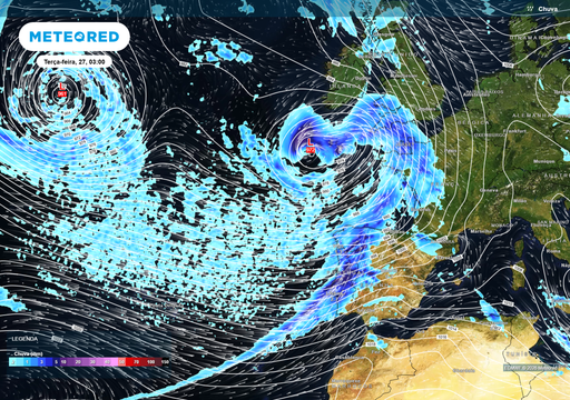 Tempo em Portugal na pr&oacute;xima semana: as tempestades chegar&atilde;o a toda a velocidade, com chuva intensa e neve