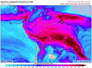 ZCAS traz alto risco para transtornos e volumes de mais 300 mm em 10 dias