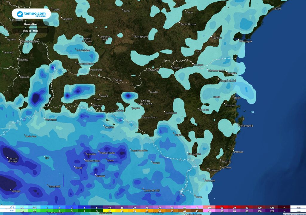 chuva Santa Catarina
