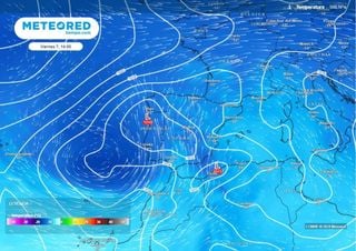 El tiempo en España la próxima semana: una DANA amenaza con traer un estallido de tormentas violentas