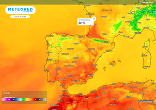 El tiempo en España la próxima semana: una dorsal cálida volverá a traer temperaturas extraordinarias