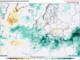 Previsi&oacute;n estacional para el trimestre agosto, septiembre y octubre a nivel mundial: anomal&iacute;as de temperatura y lluvia